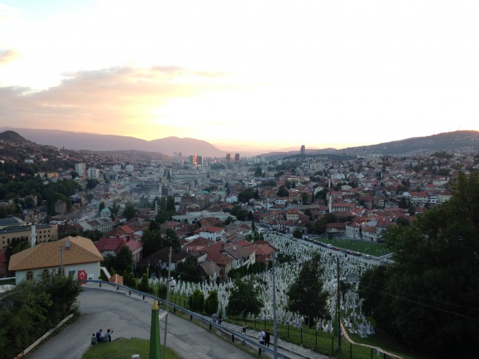 sarajevo vista città