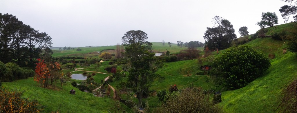 Il panorama di Hobbiville / Hobbiton