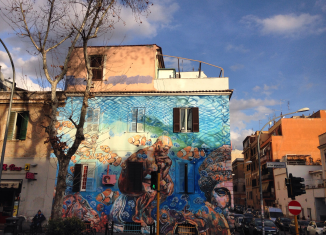 street art torpignattara roma carlos atoche