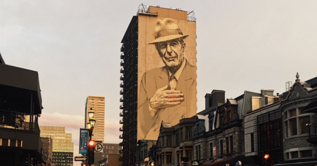 Leonard Cohen murales