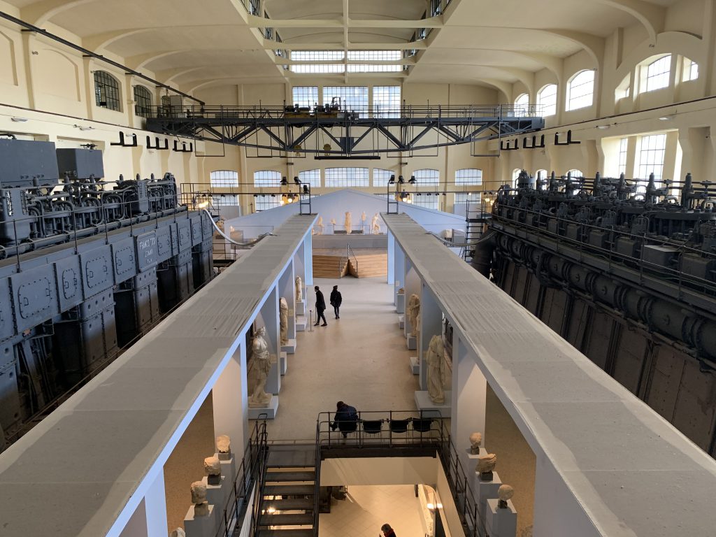 centrale montemartini, roma, museo, statue, macchine,