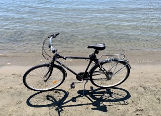 bicicletta mare roma regina ciclarum spiaggia