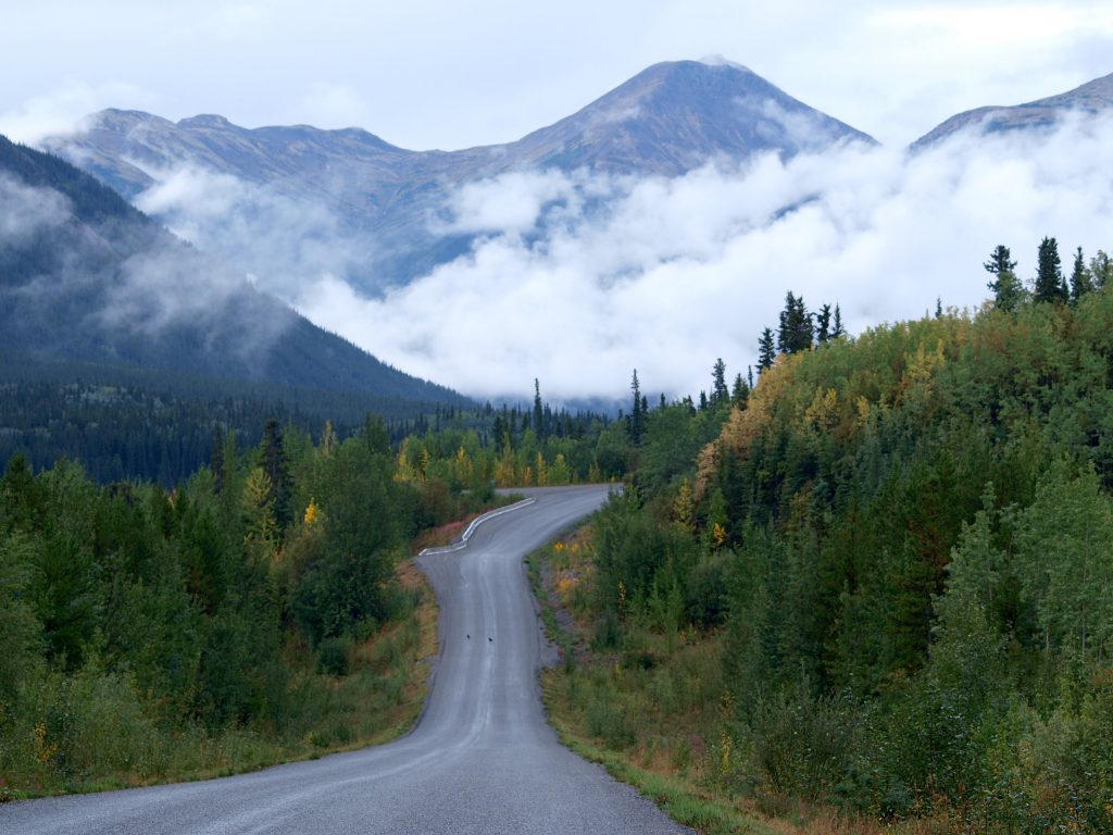 Un'immagine della Cassiar Highway