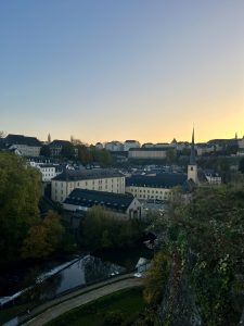 Luxembourg sunset